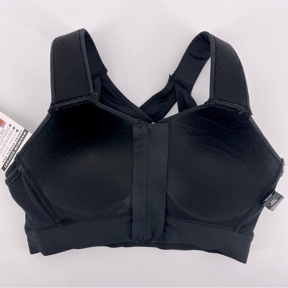 Layer8 Sports Bra Zip Front Closure Size S (32-34 A/B) Style# LWB0081-1 NWT - Picture 5 of 8